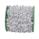 Cordão com contas 10 m Cordão decorativo com pérolas Guirlanda de casamento Cordão decorativo para presentes Decoração de Natal Criação 11