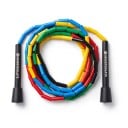 Corde à sauter en perles NEVERTOOLATE 128 g Segments rigides en PE 2,5 cm Corde 2,9 m Longueur réglable Pour le freestyle et le cardio 1