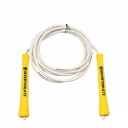 Corde à sauter NEVERTOOLATE avec corde en PVC de 6 mm et noyau en polyester de 3,2 m Poignées de 15,5 cm Longueur réglable 12