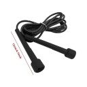 Cordino in PVC 2,8 m con lunghezza regolabile Manici in plastica 12 cm Neri Cordino da velocità per bambini e adulti per fitness e boxe 5