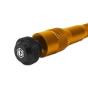 Cordino per salto veloce con cavo in acciaio 3 m Manici in alluminio 16,8 cm con cuscinetti Cavo di ricambio e borsa Per crossfit e cardio 24