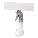 Cordless Window Vacuum and Squeegee 2-in-1 3500 mAh Rechargeable Window Cleaner with Sprayer and Microfibre Sleeve White Windows and Mirrors 3
