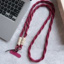 Cordon universel pour téléphone à porter autour du cou Sangle tissée pour mobile, bracelet pour téléphone, support pour mobile, décoration pour sac à dos, appareil photo 7