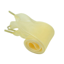 Cordones de gasa transparentes de 140 x 4 cm, planos y anchos, de seda, elegantes y con estilo para zapatillas y zapatos. 14