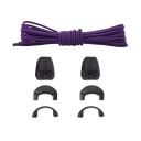 Cordones deportivos de 140 cm 1 par Cordones redondos sin atar con hebilla Para niños y adultos Zapatillas correr outdoor 14