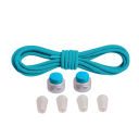 Cordones elásticos sin atar de 100 cm, redondos, con hebilla de resorte, para calzado deportivo infantil, cómodos. 4