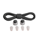 Cordones elásticos sin atar de 100 cm, redondos, con hebilla de resorte, para calzado deportivo infantil, cómodos. 15