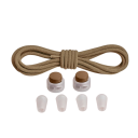 Cordones elásticos sin atar de 100 cm, redondos, con hebilla de resorte, para calzado deportivo infantil, cómodos. 7