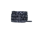 Cordones planos estampados de 120 cm, coloridos cordones de poliéster y algodón, elegante accesorio de moda, cordones estampados. 11