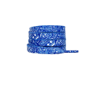 Cordones planos estampados de 140 cm, coloridos cordones de poliéster y algodón, elegantes accesorios de moda, cordones estampados para zapatillas deportivas. 3