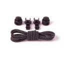 Cordones redondos sin atar Cordones elásticos de 100 cm Colocación rápida Comodidad deportiva Cómodos de llevar Apto para niños 21