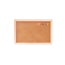 Cork Notice Board with Wooden Frame 20 × 30 × 1.5 cm Pine Frame Natural Cork Board for Notes Photos Office Home 1