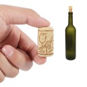 Cork stoppers for wine with print 100 pcs 2