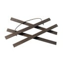 Cornice magnetica in legno di teak e pino da 50 cm per quadri, poster, tela, cornice fotografica, supporto artistico da appendere 6