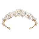 Coronă de păr pentru mirese 13 x 4,5 cm Ozdobă elegantă pentru mireasă Cercei fină accesoriu de nuntă 1