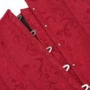 Corpetto da donna Chiusura anteriore Stringa posteriore Monocromatico con dettagli Poliestere Spandex Top elegante che modella 5