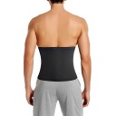 Corpetto dimagrante per uomini Cintura modellante nera per addome Cintura compressiva fitness con effetto sauna Cintura di supporto per dimagrimento e postura 2