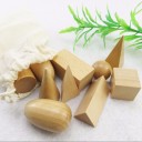 Corps géométriques en bois 4