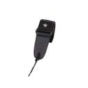 Correa ajustable para guitarra eléctrica con soporte para púas, correa negra para guitarra, material cómodo, soporte para púas, accesorios musicales 2