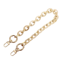 Correa de cadena para bolso 40 cm Cadena metálica para bolso Correa de hombro de repuesto para bolso Correa metálica elegante con mosquetones 8