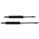Correa de hombro ajustable para guitarra negra de 121 a 139 cm con púas, cierres de correa y correa de sujeción Tocar cómodamente para todos 4