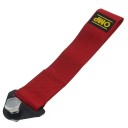 Correa de remolque de nylon de 26 cm Cuerdas de remolque de alta resistencia para automóviles Coche de carreras Remolque Montaje atornillado 2
