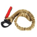 Correa de seguridad para rifle de liberación rápida, colores neutros, cinturón táctico ajustable con sistema QD, correa duradera para pistola, servicio de caza y tiro. 8
