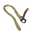 Correa de seguridad para rifle de liberación rápida, colores neutros, cinturón táctico ajustable con sistema QD, correa duradera para pistola, servicio de caza y tiro. 2