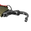 Correa de seguridad para rifle de liberación rápida, colores neutros, cinturón táctico ajustable con sistema QD, correa duradera 8