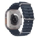 Correa de silicona de 46 mm para Apple Watch S10 Correa resistente al agua con hebilla de titanio Asa ajustable y cierre 33