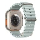 Correa de silicona de 46 mm para Apple Watch S10 Correa resistente al agua con hebilla de titanio Asa ajustable y cierre 31