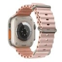 Correa de silicona de 46 mm para Apple Watch S10 Correa resistente al agua con hebilla de titanio Asa ajustable y cierre 9
