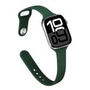 Correa de silicona delgada para Apple Watch 42 mm 44 mm 45 mm 46 mm 49 mm Ligera transpirable suave correa deportiva compatible con más modelos 32
