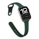 Correa de silicona delgada para Apple Watch 42 mm 44 mm 45 mm 46 mm 49 mm Ligera transpirable suave correa deportiva compatible 32