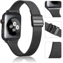 Correa milanesa de 38 mm 40 mm 41 mm para Apple Watch series 1–9 SE SE2 Ultra Correa metálica con hebilla Elegantemente acabada 2