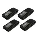 Correas de velcro para cañas de pescar, 4 unidades Correas resistentes para fijar cañas de pescar Correas ajustables para sujetar cañas Correas protectoras para transporte y almacenamiento 1