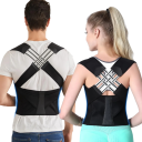 Corrector de postura para mujeres y hombres. Cinturón ortopédico ajustable para la espalda. Soporte y protección para la columna vertebral. Ayuda con el dolor de espalda y la postura incorrecta. 3