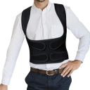 Corrector de postura para mujeres y hombres, faja lumbar ajustable con soporte lumbar, corrección de encorvamiento y enderezamiento de la espalda, cinturón ortopédico para la columna vertebral. 2