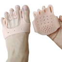 Correctores de silicona en gel para el juanete Hallux Valgus Par de plantillas ortopédicas para pies Separadores de dedos para alivio 3