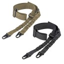 Correia de duas pontas para espingarda com ajuste de comprimento Correia para espingarda com gancho de metal Correias táticas 1