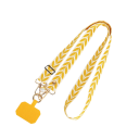 Correia para telemóvel Correia ajustável para o pescoço ou ombro Pendente de pérola Cordão anti-perda de telemóvel 9