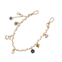 Corrente para telefone com pendentes decorativos Pulseira para telemóvel corrente decorativa para telefone contra quedas pendente para chaves 2