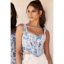 Corselete feminino com flores 4