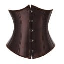 Corset Feminino com Fecho à Frente e Ajuste nas Costas Modelo Liso em Poliéster e Spandex Top Elegante que Define a Cintura 13