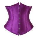 Corset Feminino com Fecho à Frente e Ajuste nas Costas Modelo Liso em Poliéster e Spandex Top Elegante que Define a Cintura e a Silhueta 22