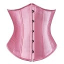 Corset Feminino com Fecho à Frente e Ajuste nas Costas Modelo Liso em Poliéster e Spandex Top Elegante que Define a Cintura 21