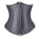 Corset Femme Fermeture à l'avant Serrage à l'arrière Uni Polyester Spandex Top élégant sculptant la taille et la silhouette 11