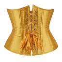 Corset Femme Fermeture à l'avant Serrage à l'arrière Uni Polyester Spandex Top élégant sculptant la taille et la silhouette 3