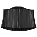 Corset negru strălucitor pentru slăbire cu 26 oase de oțel Corset modelat în latex pentru femei Corset pentru slăbire Corset lenjerie erotică 3