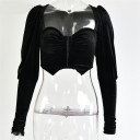 Corset noir pour femmes 2